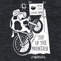 Zingerman's Deli Top of the Mountain T-Shirt Hoodie- Dark Heather Grey