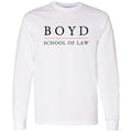 Boyd Apparel School of Law Longsleeve T-Shirt- White