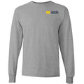 UM Housing Logo Longsleeve T-Shirt- Sport Grey