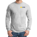 UM Housing Logo Longsleeve T-Shirt- Sport Grey