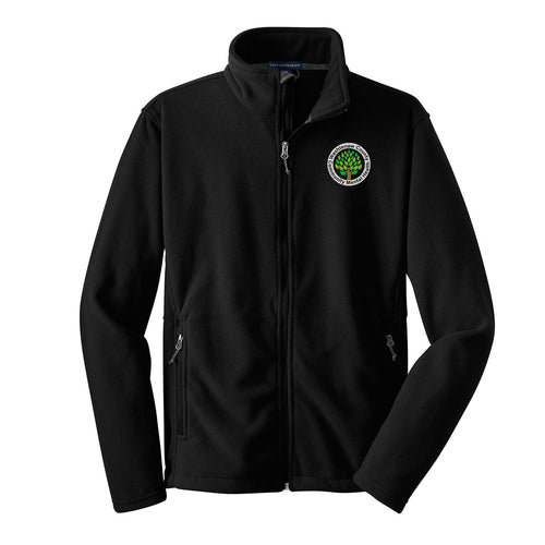 WCCMH Left Chest Logo Fleece Jacket- Black