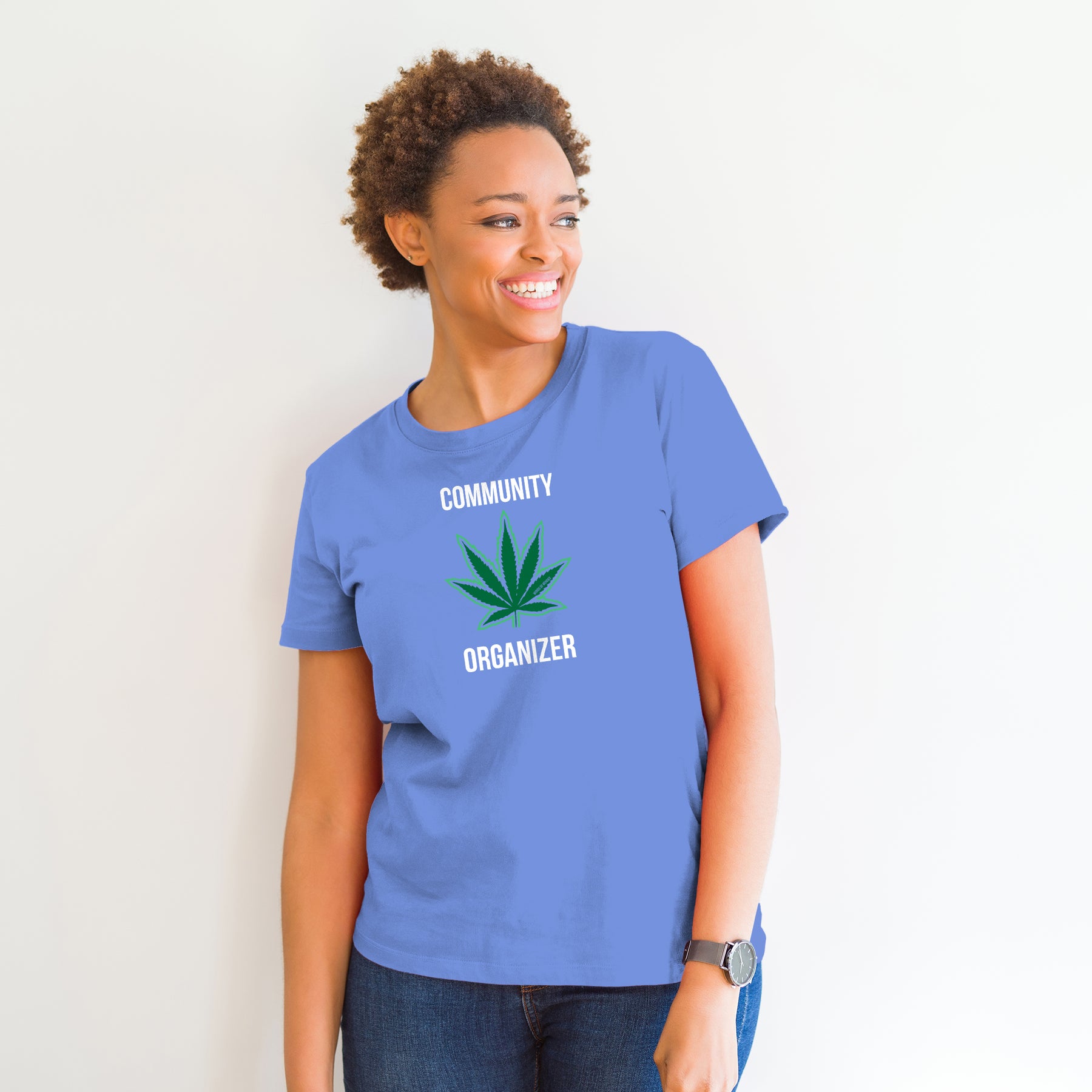 Words of Wonder Community Organizer T-Shirt- Carolina Blue – Underground  Printing Online Stores