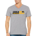 I-Club Chicago Unisex V-Neck T-Shirt - Athletic Heather