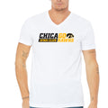 I-Club Chicago Unisex V-Neck T-Shirt - White