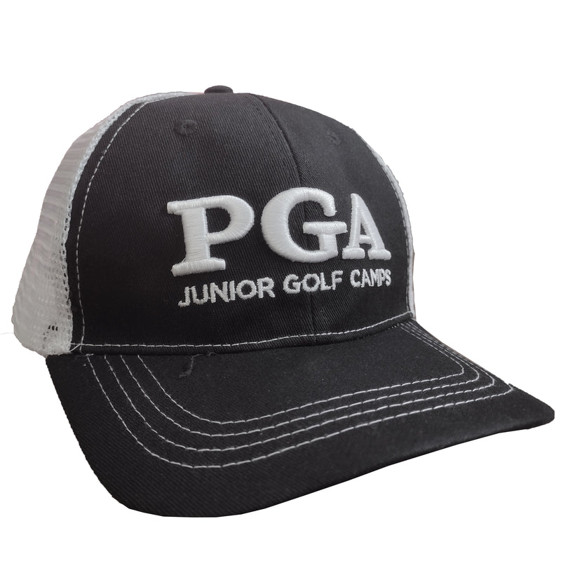 PGA Junior Golf Camp Trucker Hat - Black (Old Logo)