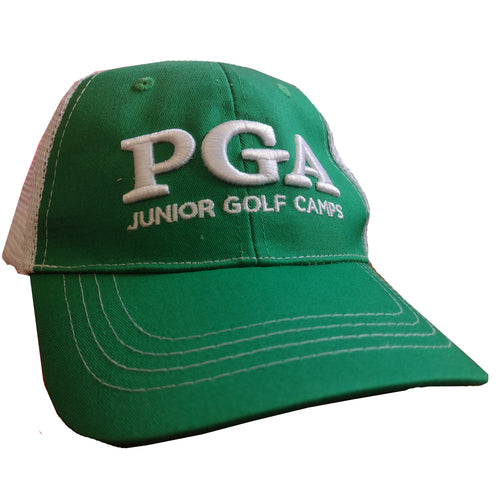 PGA Junior Golf Camp Trucker Hat - Green (Old Logo)
