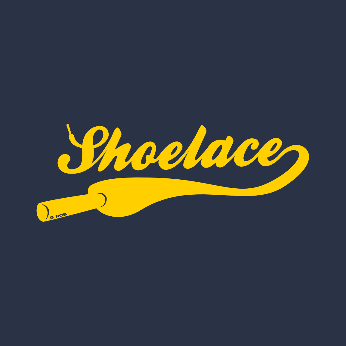 Shoelace Triblend T-Shirt Navy
