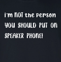 Speaker Phone Unisex SoftStyle T-Shirt - Black