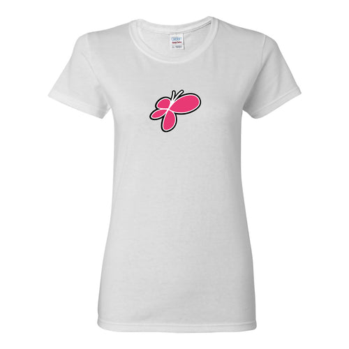 Pinnies Womens T-Shirt Butterfly - White