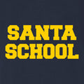 Santa School - Solid Navy Triblend