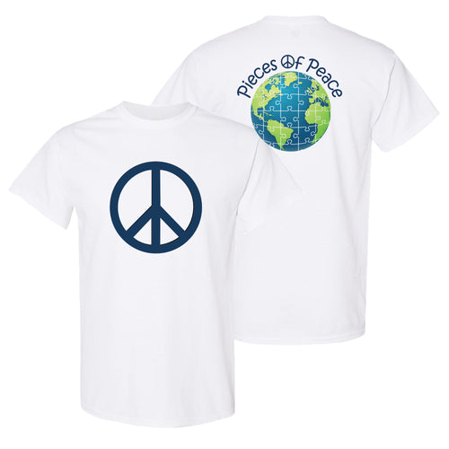 Peace Sign Unisex T-shirt - White